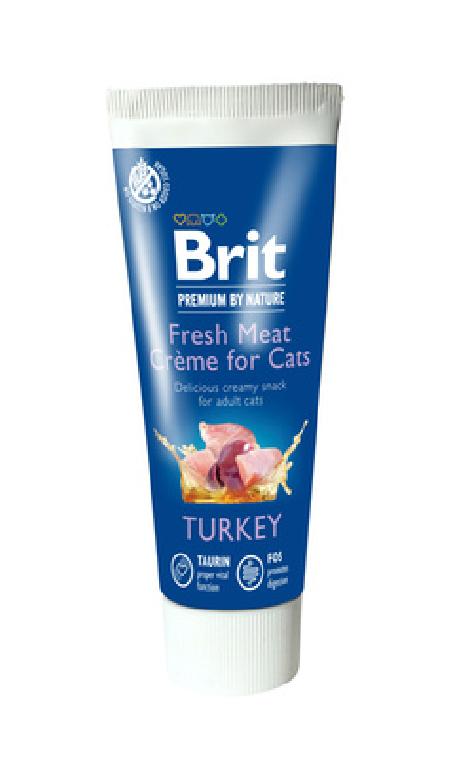 Brit Паста Premium by Nature для кошек из индюшки с печенью 545131, 0,075 кг 