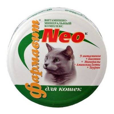 Фармакс Фармавит NEO витамины для кошек,60 таб 0,043 кг 24932
