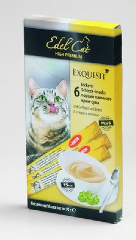 Edel Cat крем-суп для кошек, птица 90 гр