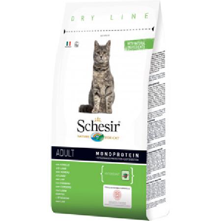Schesir корм для взрослых кошек всех пород с ягненком 1,5 кг