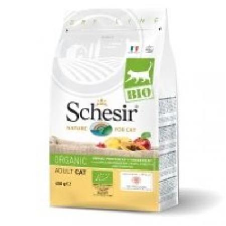 Schesir Bio корм для взрослых кошек всех пород, домашняя птица 400 гр