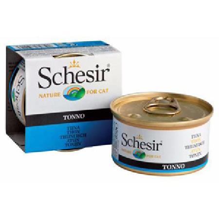 Schesir влажный корм для кошек с тунцом в соусе 85 гр, 700100446