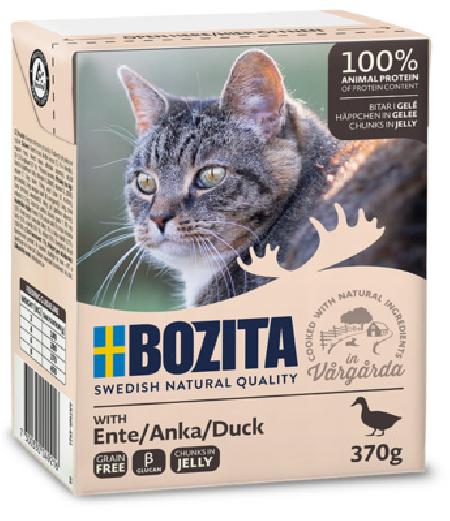 Bozita Кусочки в желе с  уткой для кошек 80800, 0,37 кг, 54060, 4000100450
