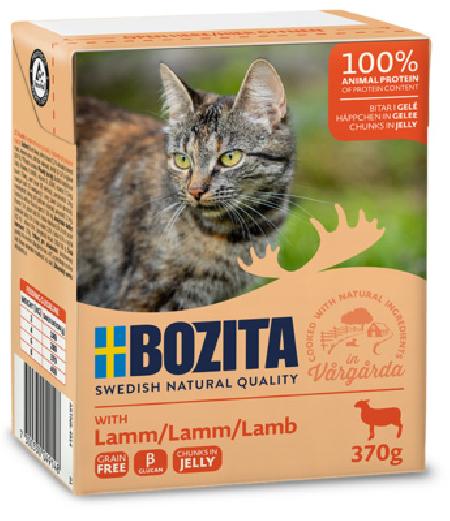 Bozita Кусочки в желе с ягненком для кошек 80799, 0,37 кг 