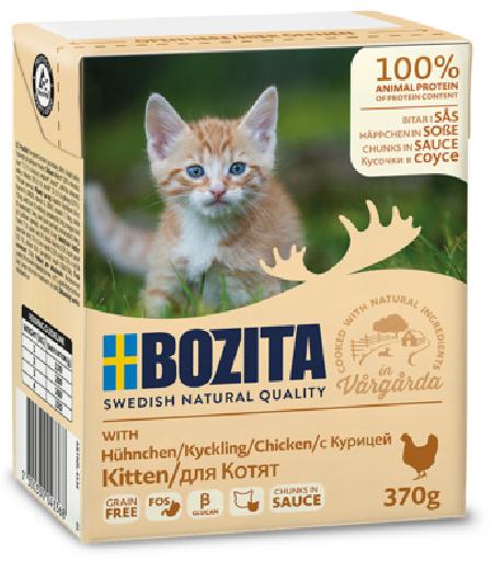 Bozita Кусочки в соусе с  курицей для котят 80804, 0,37 кг, 54058