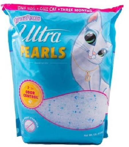 Litter Pearls Ultra наполнитель для кошачьих туалетов, силикагель 15 л