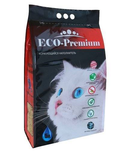 ECO Premium GREEN наполнитель древесный без запаха 1,9 кг 5 л, 123184