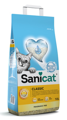 Sani Cat Впитывающий наполнитель без аромата (Classic unscented 20L) | Sanicat Classic unscented 20L, 15 кг 