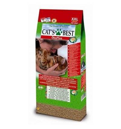 Cats Best Комкующийся древесный наполнитель, 40л (Original) 65602, 17,2 кг, 25369
