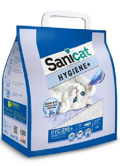 Sani Cat ВИА Облегченный впитывающий наполнитель (Hygiene Plus 10L) PSANHYGP010L31, 3,850 кг