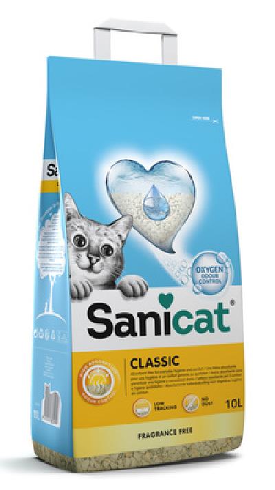 Sani Cat Впитывающий наполнитель без аромата (Classic Unscented 10L)  | Classic Unscented 10L, 7,5 кг 