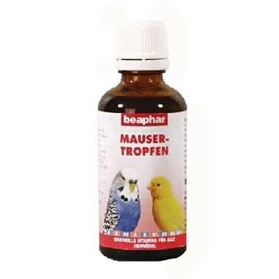 Beaphar Витамины для птиц в период линьки 50мл «Mauser-Tropfen» (сезон) 0,123 кг 31343