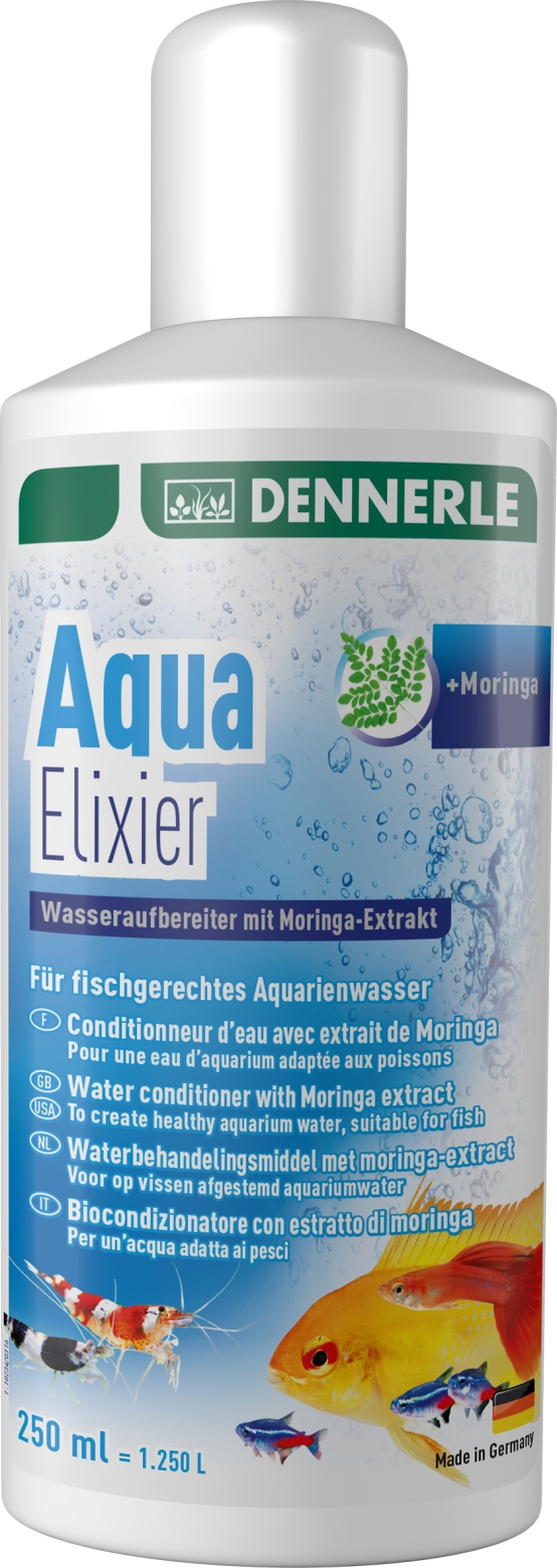 [281.1670]  Dennerle Aqua Elixier 250 - Кондиционер для аквариумной воды, 250 мл на 1250 л, 281.1670