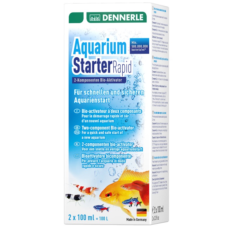 [281.1681]  Dennerle Aquarium Starter Rapid - Препарат для быстрого запуска аквариума, 200 мл, 281.1681