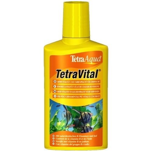 Кондиционер Tetra Vital 250 мл, для улучшения здоровья рыб и растений, с йодом и витамином В