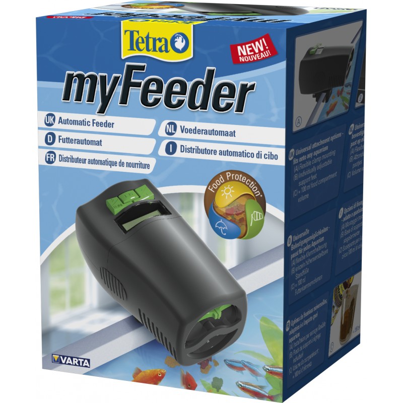 Автокормушка  Tetra myFeeder  для всех типов аквариумов, батарейки (2 шт)в комплекте