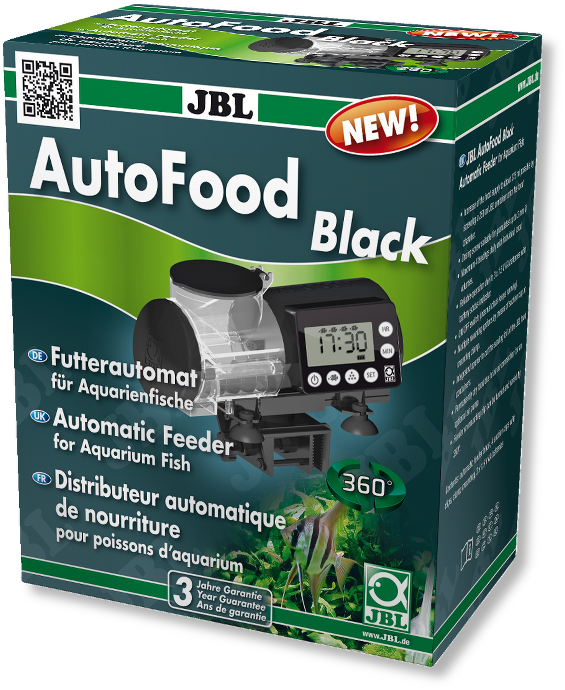 [282.6061500]  JBL AutoFood BLACK - Автоматическая кормушка для аквариумных рыб черная