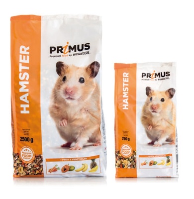 Benelux корма Корм для хомяков Премиум (Primus hamster Premium) 32502 (PRIMUS HAMSTER 2500G) 32502, 2,500 кг, 4900100479