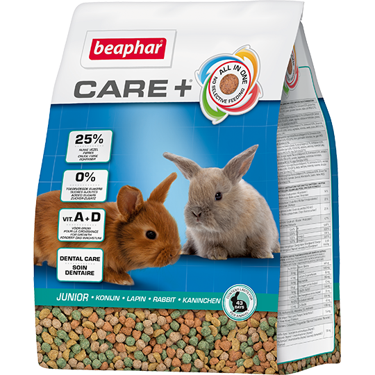 Beaphar ВИА Корм для молодых кроликов Care+ 18384/18426, 0,250 кг, 10800100483