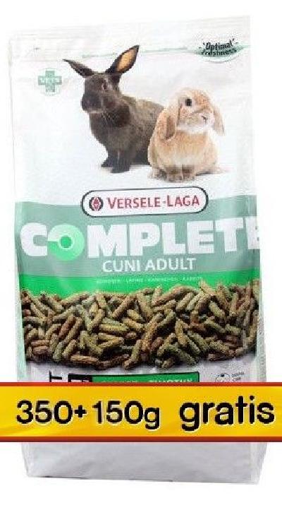 VERSELE-LAGA корм для кроликов Complete Cuni  PROMO 500 г (150 г. в упаковке бесплатно), 461471, 11200100483