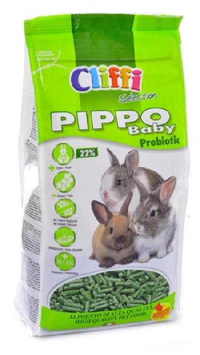 Cliffi (Италия) Корм для крольчат и молодых кроликов пребиотик (Pippo Baby Prebiotic SELECTION) PCRA041 0,900 кг 34061
