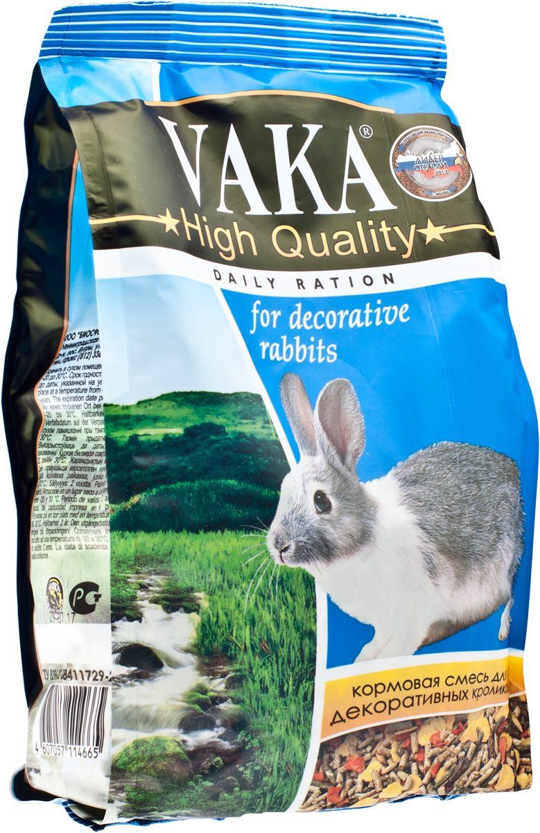 Вака High Quality корм ддекоративных кроликов 500 гр, 4900100483