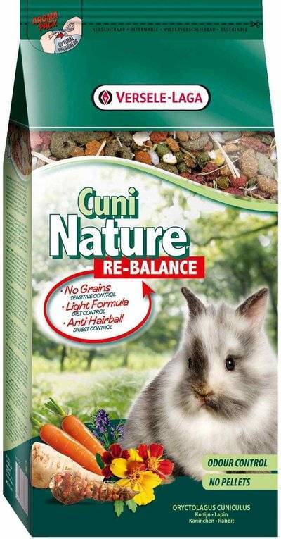 Versele-Laga Nature Re-Balance корм для кроликов, облегченный 700 гр