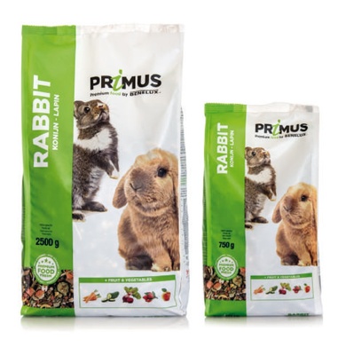 Benelux корма Корм для кроликов Премиум (Primus rabbit Premium) 32522 (PRIMUS RABBIT 2500G) 32522 | PRIMUS RABBIT 2500G 2,5 кг 30009