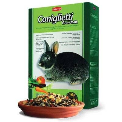 Padovan Корм для крольчат (Grandmix Junior Coniglietti) PP00386 0,850 кг 31103, 7500100483