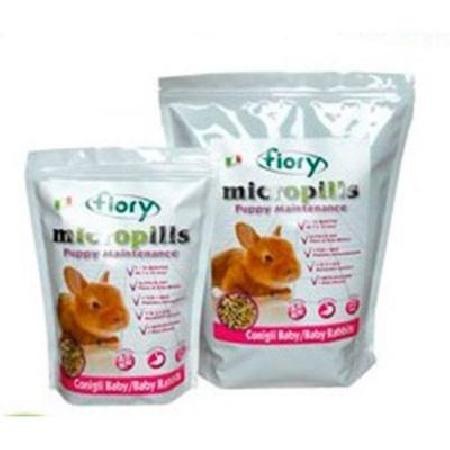 Fiory Micropills Baby Rabbits корм для крольчат 1-10 мес 850 гр, 8400100483