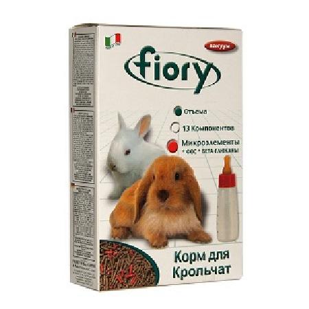Fiory Корм FIORY для крольчат гранулированный 6526 0,850 кг 58665, 9100100483