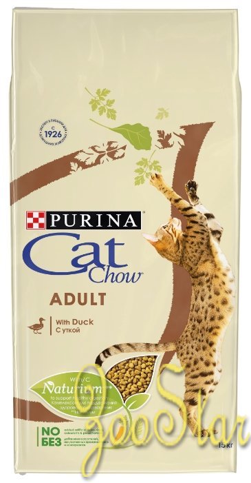 Cat Chow ВВА Сухой корм для кошек с уткой 12309193 15 кг 25099