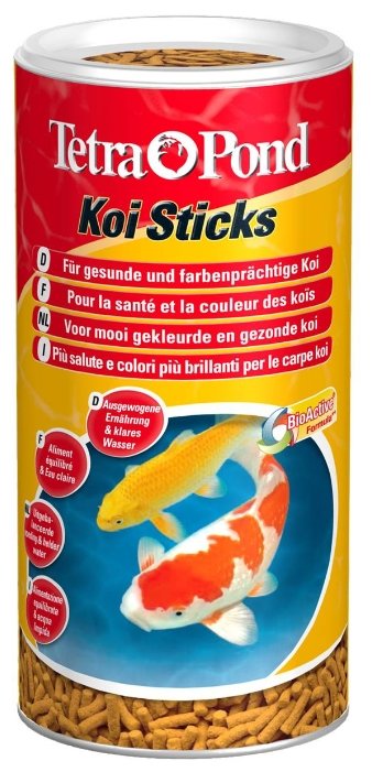 Корм для карпов Кои  Tetra Pond Koi Sticks Mini 1 л, минипалочки для мальков от 10 до 25 см