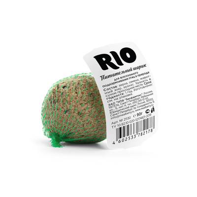 Рио Питательный шарик для подкармливания и привлечения птиц, 1шт., 0,090 кг
