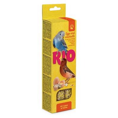 Рио Палочки для всех видов птиц с яйцом и ракушечником 2х40 г 0,080 кг 35265
