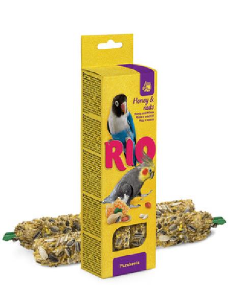 Рио Палочки для средних попугаев с медом и орехами, 2х75 г, 0,15 кг, 49143