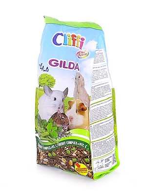 Cliffi (Италия) Комплексный корм для мелких домашних грызунов (морские свинки, шиншиллы, дегу, луговые собачки) (Compound food for small pet rodents) PCRA027, 0,900 кг, 31295, 31295
