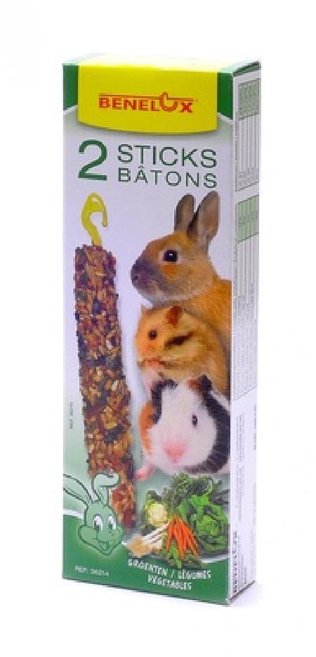 Benelux корма ВИА Лакомые палочки для грызунов с овощами (Seedsticks rodents Vegetables x 2 pcs) 36214, 0,130 кг, 31482