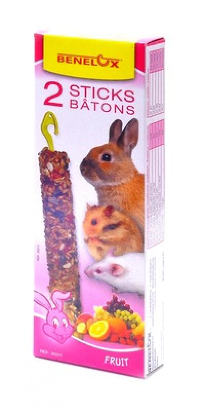 Benelux корма ВИА Лакомые палочки для грызунов с фруктами (Seedsticks rodents Fruit x 2 pcs) 36211, 0,130 кг