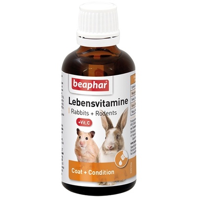 Beaphar Витамины для грызунов 50мл (Lebensvitamine) (сезон) 13173 | Lebensvitamine 0,05 кг 34018