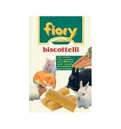 Fiory Biscottelli бисквиты для грызунов, с морковью 35 гр