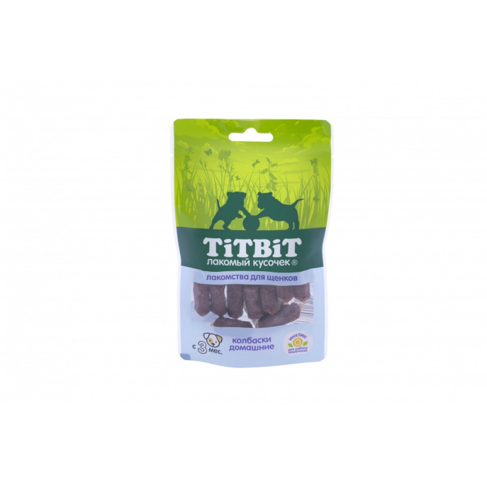 TiTBiT Колбаски Домашние для щенков 012529, 0,050 кг