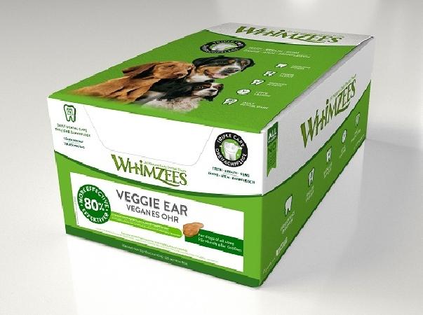 Whimzees лакомство для собак всех пород, вегетарианское ухо 1,080 кг
