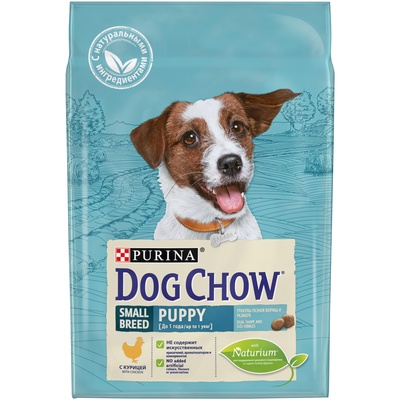 Dog Chow ВВА Сухой корм для щенков малых и миниатюрных пород с курицей (Small Breed Puppy) 1227515912365138 0,8 кг 40528, 3100100528