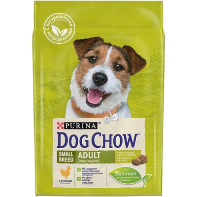 Dog Chow ВВА Сухой корм для взрослых собак малых и миниатюрных пород с курицей (Small Breed Adult) 12308765  12364866 2,5 кг 40525
