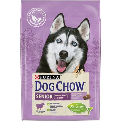 Dog Chow Сухой корм для пожилых собак 9+ с ягненком (Senior) 12308565/12364491, 14,000 кг