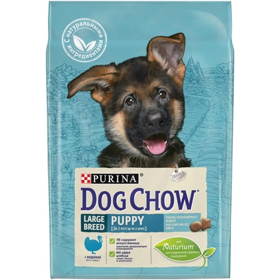 Dog Chow ВВА Сухой корм для щенков крупных пород с индейкой (Puppy Large Breed) 12308766 12364514 | Puppy Large Breed 2,5 кг 18509