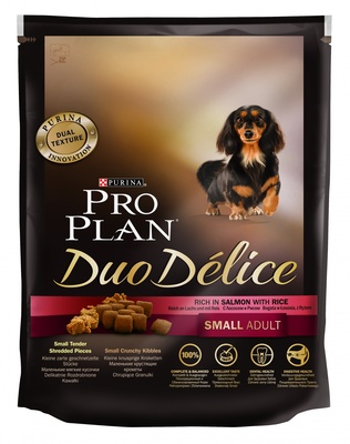 Purina Pro Plan ВИА Сухой корм для собак мелких пород с лососем и рисом (DUO DELICE) 1225196112413542 2,500 кг 19001