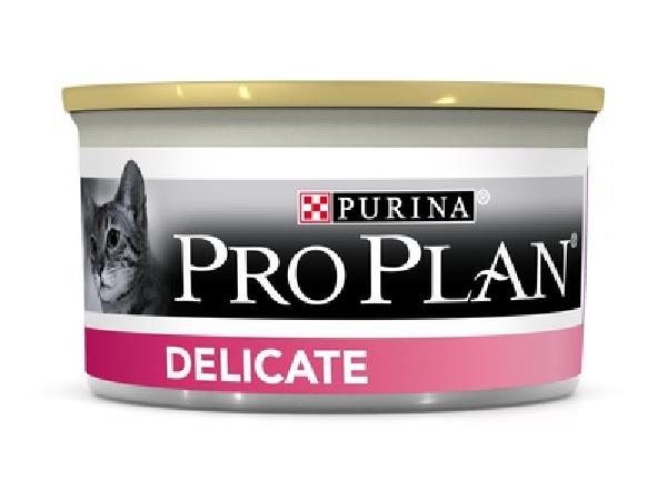 Purina Pro Plan (паучи) ВВА Консервы мусс Для взрослых кошек с индейкой и рисом- идеальное пищ-ние (Delicate) - 120669431238181412458899 0,085 кг 21322