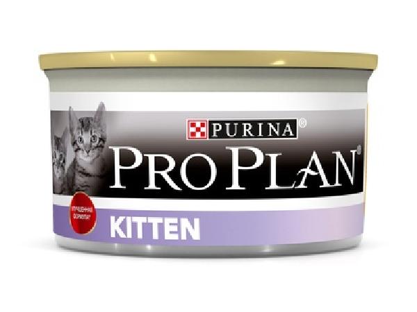 Purina Pro Plan (паучи) ВВА Консервы мусс Для котят с курицей (Kitten Chicken) - 121719971238170712458617 | Junior Chicken 0,085 кг 21323, 600100535